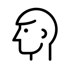 man head  vector flat icon