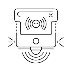motion sensor icon, motion sensor vector illustration-simple illustration of motion sensor, perfect for motion sensor logos and icons