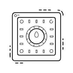 light dimmer icon, light dimmer vector illustration-simple illustration of light dimmer, perfect for light dimmer logos and icons