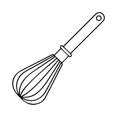 Obraz premium whisk icon, whisk vector illustration-simple illustration of whisk, perfect for whisk logos and icons