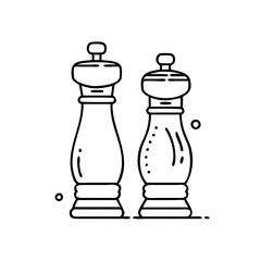 pepper mill icon, pepper mill vector illustration-simple illustration of pepper mill, perfect for pepper mill logos and icons
