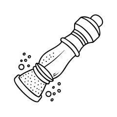 pepper mill icon, pepper mill vector illustration-simple illustration of pepper mill, perfect for pepper mill logos and icons