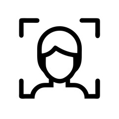 mode portrait  vector flat icon