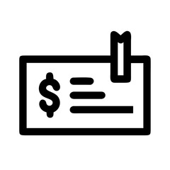 money check  vector flat icon