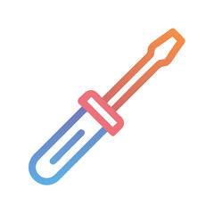 Screwdriver Icon for Tools and Repair Solutions