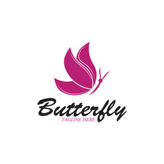 beatiful butterfly icon vector illustration template design