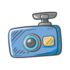 car dashcam icon, car dashcam vector illustration-simple illustration of car dashcam, perfect for car dashcam logos and icons
