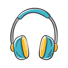 headphones icon, headphones vector illustration-simple illustration of headphones, perfect for headphones logos and icons