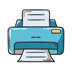 printer icon, printer vector illustration-simple illustration of printer, perfect for printer logos and icons