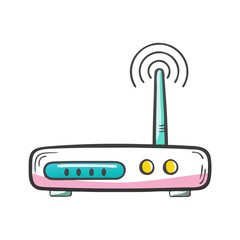 router icon, router vector illustration-simple illustration of router, perfect for router logos and icons
