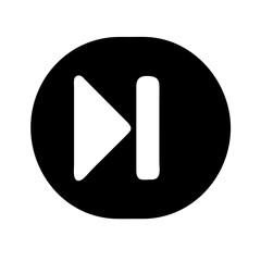 play pause  vector flat icon