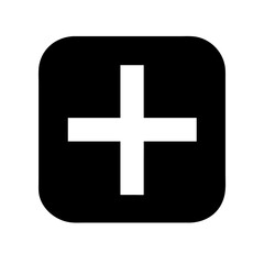 plus  vector flat icon