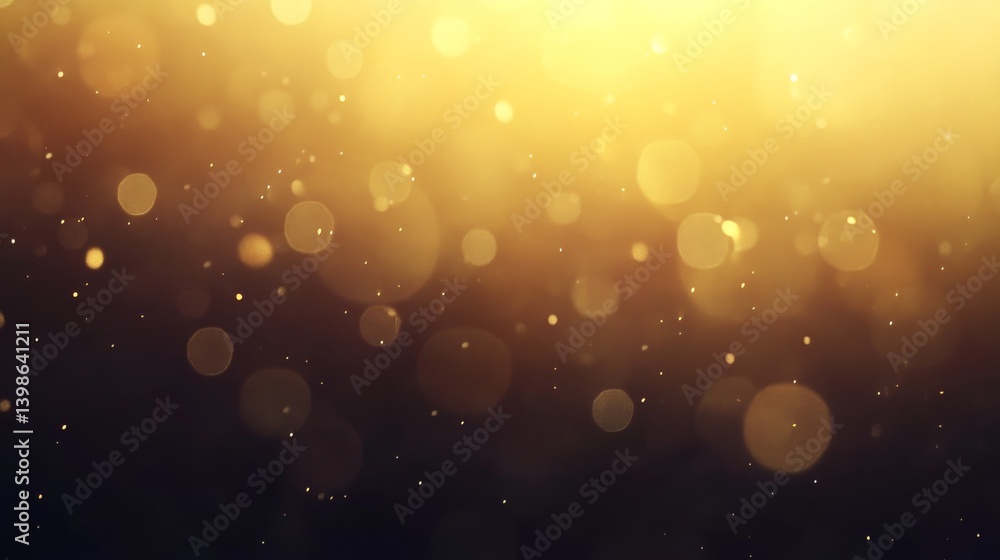Poster glowing lens flare casts warm yellow light in a dreamy atmosphere, with soft pastel overtones and ra