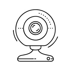 webcam icon, webcam vector illustration-simple illustration of webcam, perfect for webcam logos and icons
