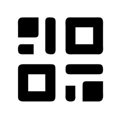 qrcode  vector flat icon