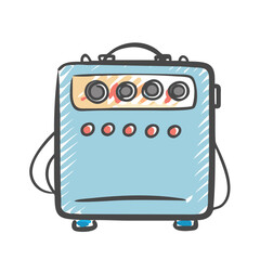 amplifier icon, amplifier vector illustration-simple illustration of amplifier, perfect for amplifier logos and icons