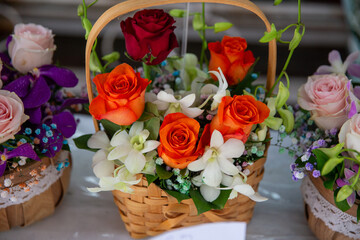 Asian style floral arrangement