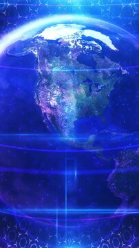 Planet Earth in the virtual environment of the digital universe