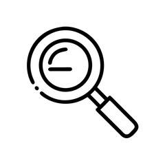 search alt  vector flat icon