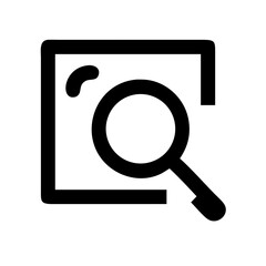 search alt  vector flat icon