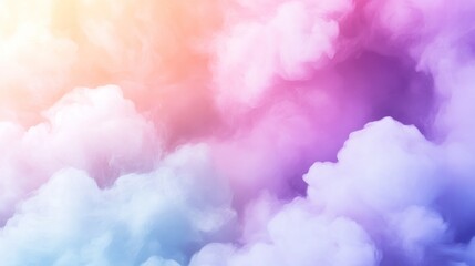 Dreamy pastel clouds sky texture background