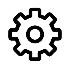 settings  vector flat icon