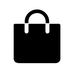 shopping bag  vector flat icon