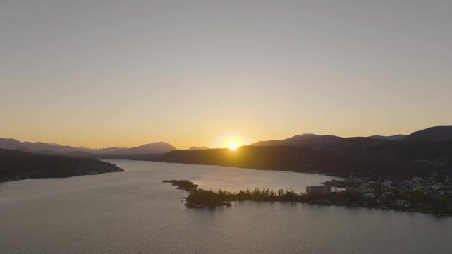 W&ouml;rthersee Sunset, Velden Austria
