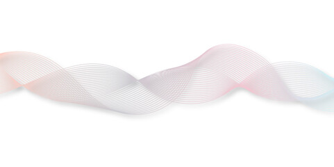 abstract wave element for design pink and white. Design template for cover, business. Abstract dynamic color lines, waves. Vector geometric backgrounds.	