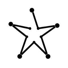 star octogram  vector flat icon