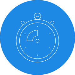 Chrono single vector illustration icon