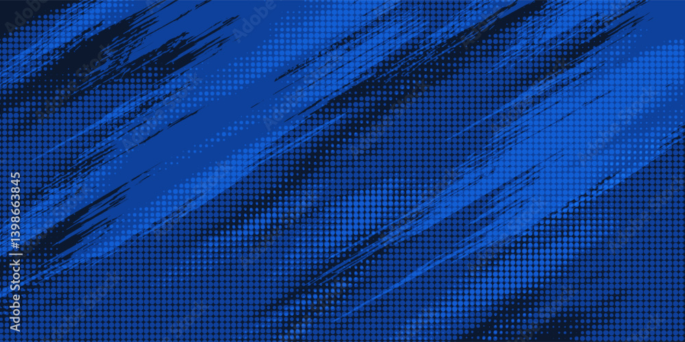 Poster blue color pattern gradient grunge texture background.