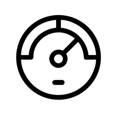 tachometer alt slow  vector flat icon