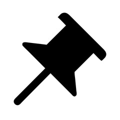 thumbtack  vector flat icon