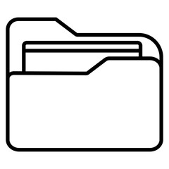 Folder with Files Icon