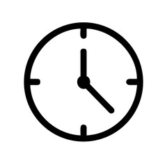 time oclock  vector flat icon