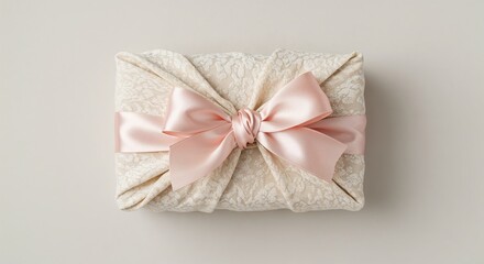 Eid present with soft fabric and bow