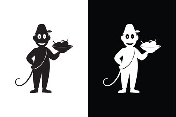 Ratatouille icon vector on White Background ,Vector Art Illustration on white background.