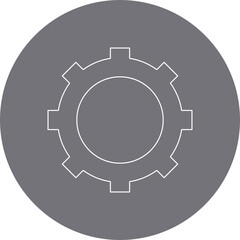 Setting single vector illustration icon