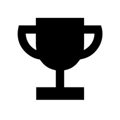 trophy  vector flat icon