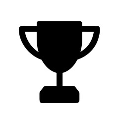 trophy  vector flat icon