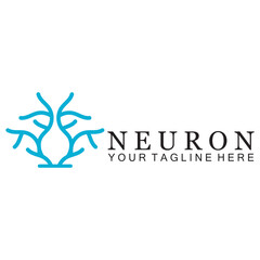 neuron logo vector icon vector illustration template design