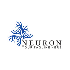 neuron logo vector icon vector illustration template design