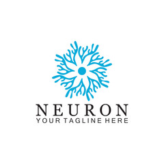 neuron logo vector icon vector illustration template design