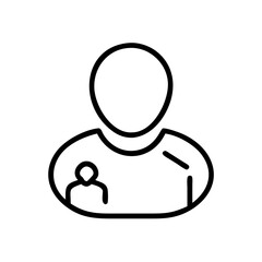 user account vector flat icon