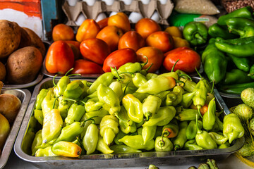Fish and food market, Mercado Municipal at Soure in the Marajo Island at Para, Brazil
