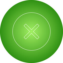 Obraz premium Close single vector illustration icon