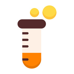 Test Tube Flat Icon