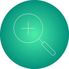 Fototapeta premium Zoom Out single vector illustration icon