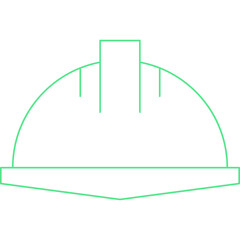 Helmet single vector illustration icon